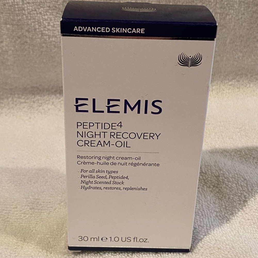 Elemis Peptide4 Night Recovery Cream-Oil, 1 fl. oz